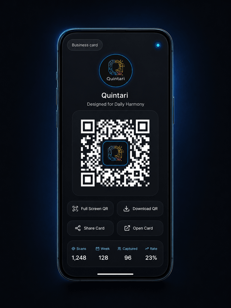 ORBINE Business card preview — Quintari